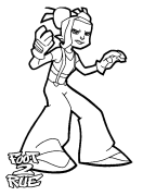 Straat sokker Online Coloring